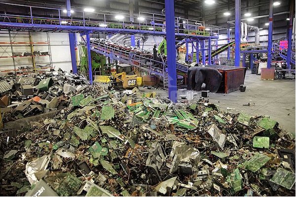 Завод по переработке отходов электрического и электронного оборудования