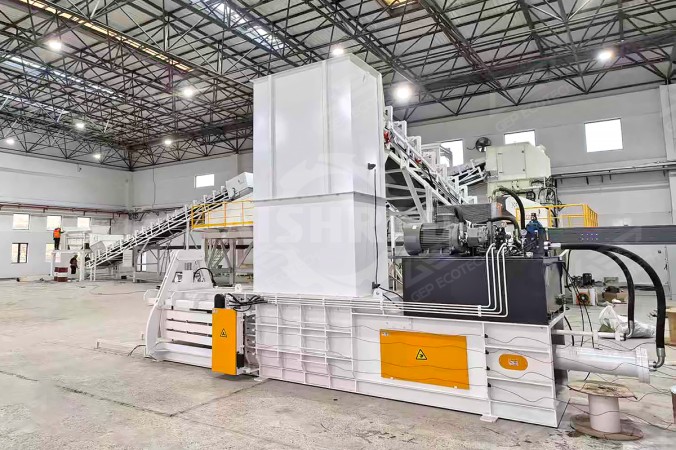 Компактор отходов для проекта переработки горючих строительных отходов в альтернативное топливо, Шанхай