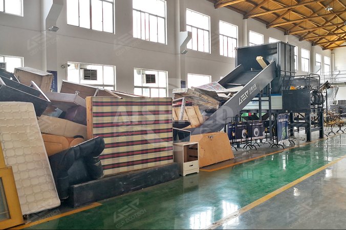 Проект по сокращению объема и переработке крупногабаритных предметов в Тяньцзине, Китай