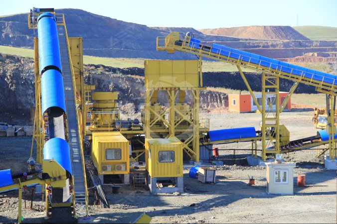 проект по производству песка и гравия мощностью 300 TPH в Монголии