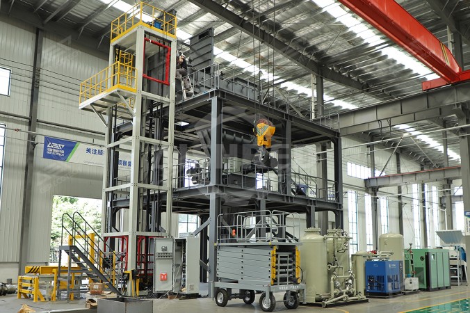 Система закрытого измельчения ведер с краской в Мексике