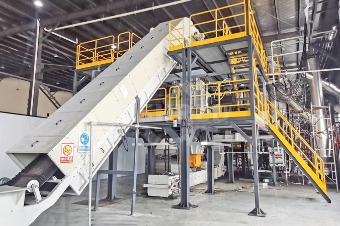 Проект по измельчению литиевых батарей в провинции Аньхой, Китай