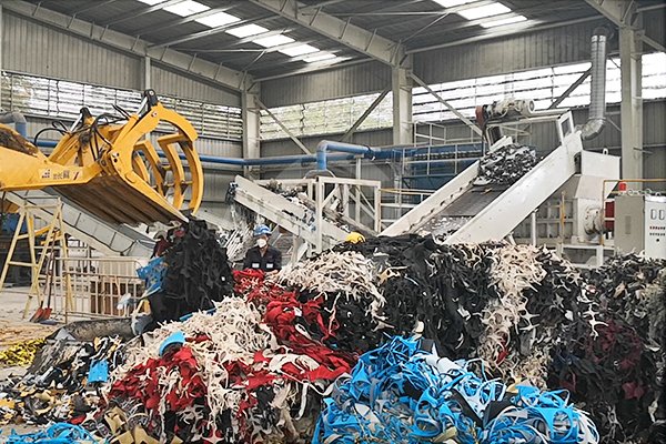 Завод по переработке текстильных отходов