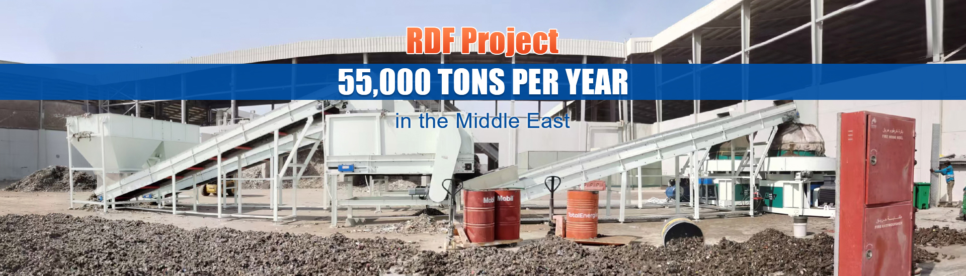 55,000 TONS PER YEAR RDF Project